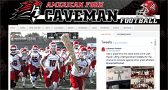 Desktop Screenshot of cavemanfootball.com